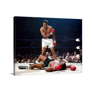 Muhammad Ali knockout Sonny Liston 14x18 framed